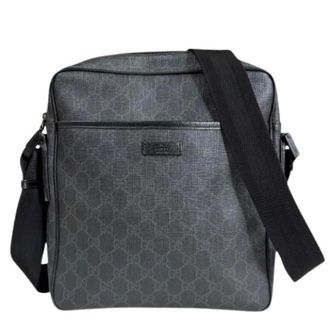 Gucci Pre-owned 162907 Schoudertas - Heren - Pre-owned - Grijs - Maat: ONE Size