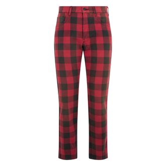 Moschino Slim Fit Trousers - male - Moschino - Straight Fit Jeans - Red - M - Jeans