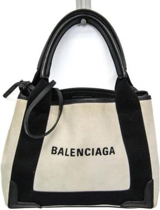 Balenciaga Pre-owned Handbags, female, Beige, Size: ONE SIZE Pre-owned Canvas balenciaga-bags