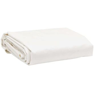 vidaXL Tarpaulin White 5x8 m 650 g/m&sup2; vidaXL