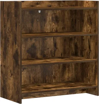 vidaXL Aparador Roble Ahumado 75 X 36 X 80 Cm Madera De Ingenier&iacute;a Vidaxl