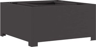 vidaXL Vidaxl - Hoguera Negro 80 X 80 X 40 Cm Acero Laminado En Fr&iacute;o