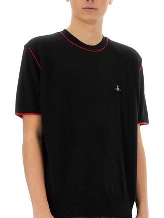 Vivienne Westwood Merino Wool Cashmere Blend T-Shirt - Black