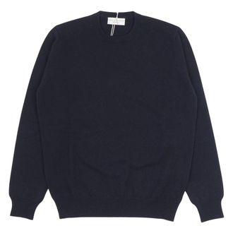 FILIPPO DE LAURENTIIS Cashmere Knitwear, male, Blue, Size: 2XL Cashmere Knitwear