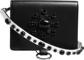Dolce & Gabbana Kaarthouder Portemonnee - Dames - Portefeuilles - Zwart - ONE Size - Leer - Accessoires