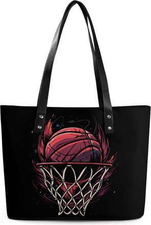 Generic Basketball Tote Bags for Women Cute Shoulder Purses Handbags