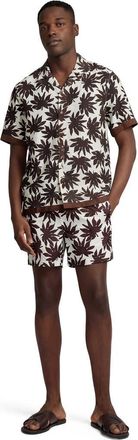 Onia Classic Charles 5 Swim Trunk in Egret at Nordstrom, Size Large