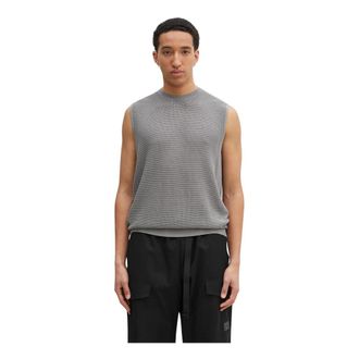 Yohji Yamamoto Heren, Truien, Grijs, Maat: XL Viscose