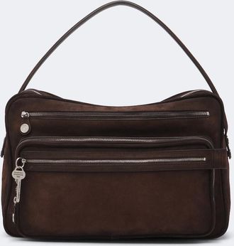 Acne Studios Camero Camera suede shoulder bag