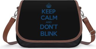 Generic Keep Calm And Dont Blink Fashion Womens Crossbody Bags Novelty Handbag Shoulder Bag Purse