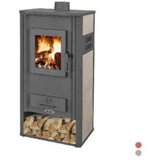 OEM Stufa A Legna Ginevra Hydro 20-22 Kw Misura: Beige