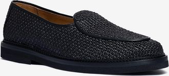 Jacques Solovière Mokassins aus geflochtenem Bast Lex