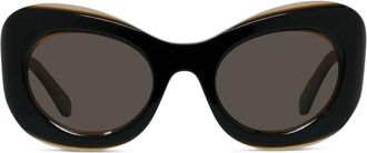 Loewe Signature Zonnebril - Dames - Zonnebrillen - Zwart - 52 MM - Accessoires