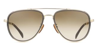 David Beckham DB 7068/G/S Asian Fit 2F7/HA Mens Sunglasses Gold Size 58