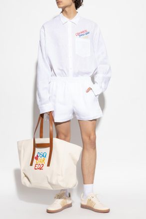 Dsquared2 Shirt Capsule Summer Lovers, Mens, White