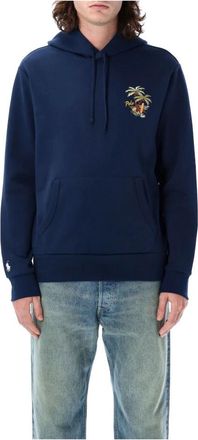 Ralph Lauren Palm Hoodie - Heren - Hoodies - Blauw - S - Hoodies & sweatvesten