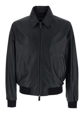 Men's Emporio Armani Leather Jackets - up to −60% | Stylight Men's Emporio Armani Leather Jackets - up to −60% | Stylight
