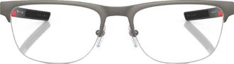 Prada Demo Rectangular Mens Eyeglasses PS 51QV 19K1O1 57