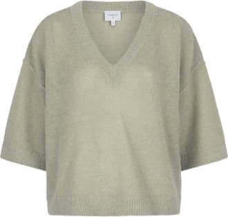 Dante6 Dames, Truien, Groen, Maat: L Wol