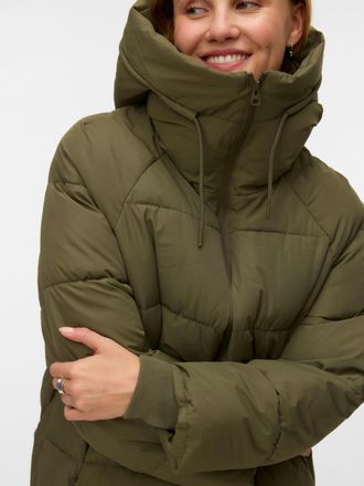 Vero Moda Steppmantel VERO MODA VMELANOR LAURIE LONG COAT WRP GA BOO, Damen, Gr. XS, grape leaf, Steppware, Obermaterial: 100% Polyester, unifarben, regular fit