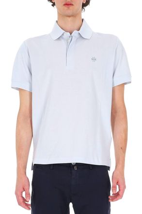 Jacob Cohen Light Blue Piquet Cotton Polo Shirt