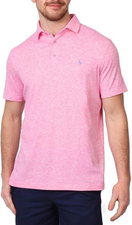 Tailorbyrd Featherweight Supersoft Mélange Polo in Pink at Nordstrom Rack, Size Xx-Large
