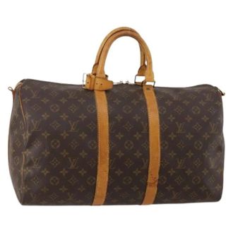Louis Vuitton Pre-owned Boston Bag - Dames - Pre-owned - Bruin - Maat: ONE Size Leer