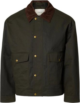 Selected Jassen, Heren, Groen, XL, Katoen, Walter Waxed Cotton Jacket