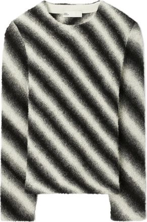 Tory Burch Maglione a righe - Nero