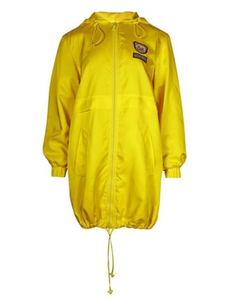 Moschino drawstring teddy-bear coat - women - Polyamide - 2 - Yellow