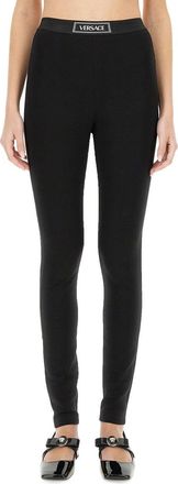 Versace Leggings With Logo