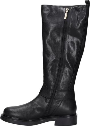 Emanuelle Vee Emanuelle VEE Laarzen - Dames - Hoge Laarzen - Zwart - 39 EU - Leer - Schoenen