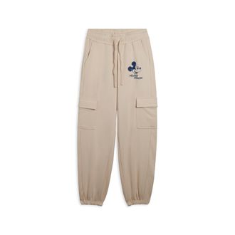 Freddy Pantaloni cargo in french terry da donna con grafica Disney