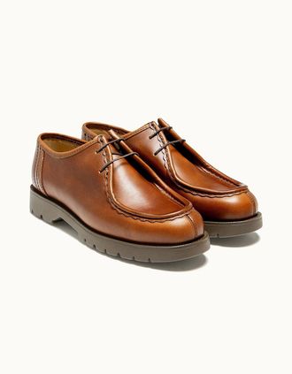 Kleman Mens Kleman Padror TH Leather Mens Cognac Shoes - Brown - Size: UK 9.5 / eu 43 / us 9.5