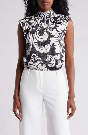 By Design Bloom Cap Sleeve Top in Haiti Floral at Nordstrom Rack, Size X-Small