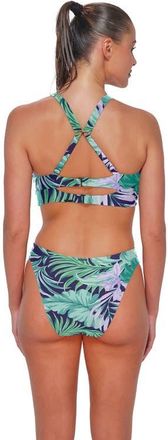Sunsets Dora Double Tab Bikini Swim Bottoms in Palm Shade at Nordstrom, Size X-Small