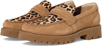 Ariat Stratford Lug Loafer Womens Shoes Tan Suede : 10.5 B - Medium, Full Grain leather/Suede