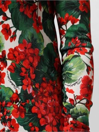 Dolce & Gabbana floral knee-length dress