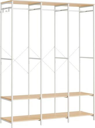 Songmics Perchero de 40 x 141 x 180 cm de color beige natural