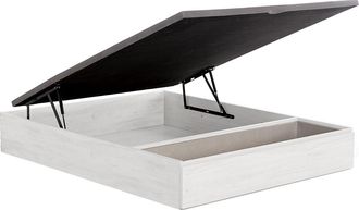 Vente-Unique Canap&eacute; abatible de 140 x 190 cm - blanco - HESTIA de YSM&Eacute;E