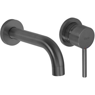 Rea Rubinetto Da Lavabo Rea Lungo Titanium