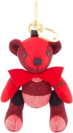 Burberry Thomas Beer Charm - Dames - Sleutelhangers & Tashangers - Rood - ONE Size - Leer - Accessoires