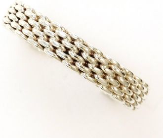 Tiffany & Co. Silver Silver 925 Band Ring (Pre-Owned)