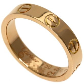 Cartier Love Pink Gold (18K) Band Ring (Pre-Owned)