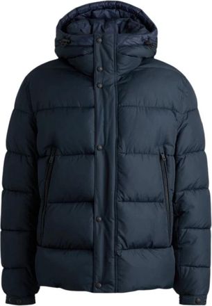 HUGO BOSS Jassen, Heren, Blauw, XL, Polyester, Omaris Jacket