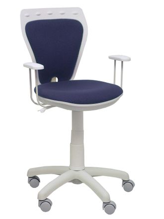 Piqueras y Crespo Piqueras Y Crespo - Silla Juvenil Ministyle Blanca Bali Gris Oscuro
