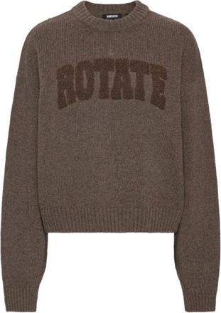 Rotate Rotate Birger Christensen, Donna, Felpe, Marrone, S, new