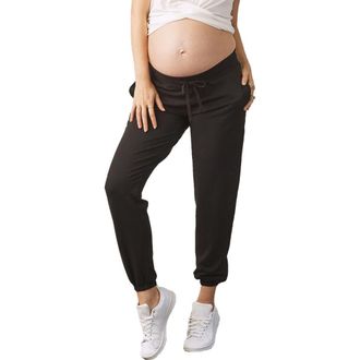 Angel Maternity Maternity Joggers in Black at Nordstrom, Size Xx-Large