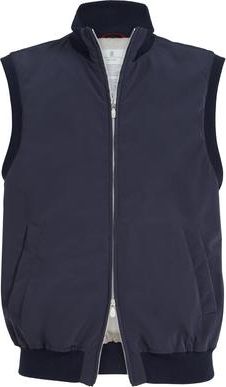 Brunello Cucinelli Vest with Thermore padding in Blue at Nordstrom, Size 50 It