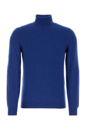 Fedeli Blue Cashmere Sweater